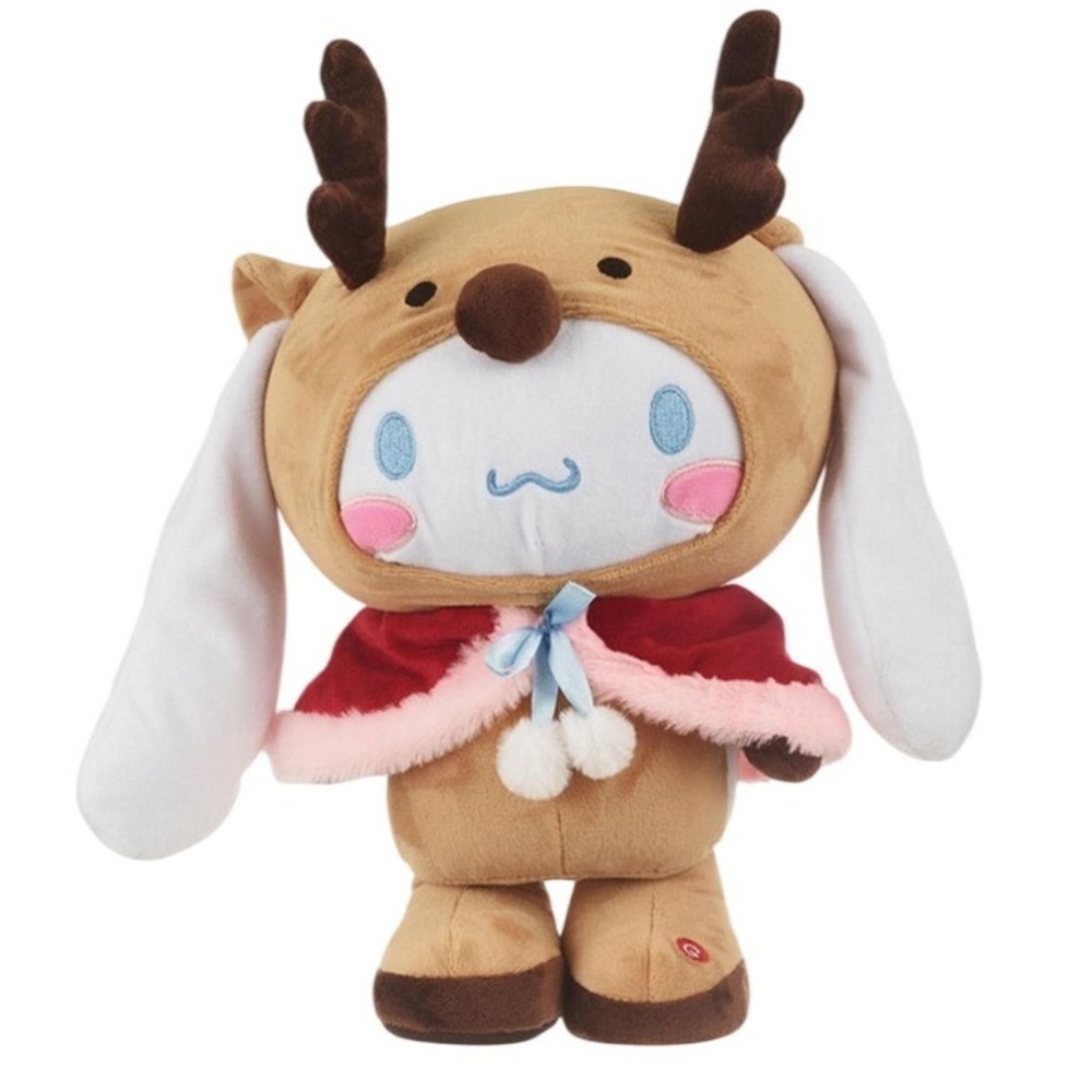 Sanrio Cinnamoroll Reindeer‎ Animated Plush Holiday Musical Joy to the World NWT